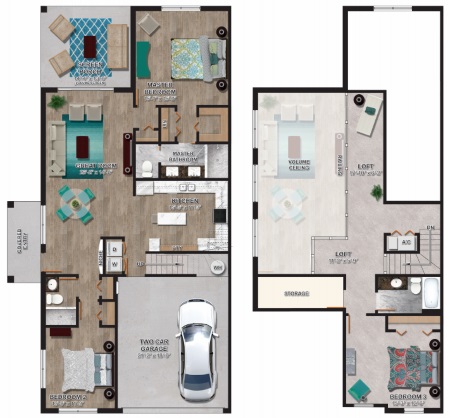 G III Garden Townhome Floorplan Small